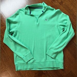 Vineyard Vines Men’s Mint Green Cotton Pullover…